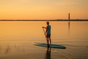 man on a paddleboard